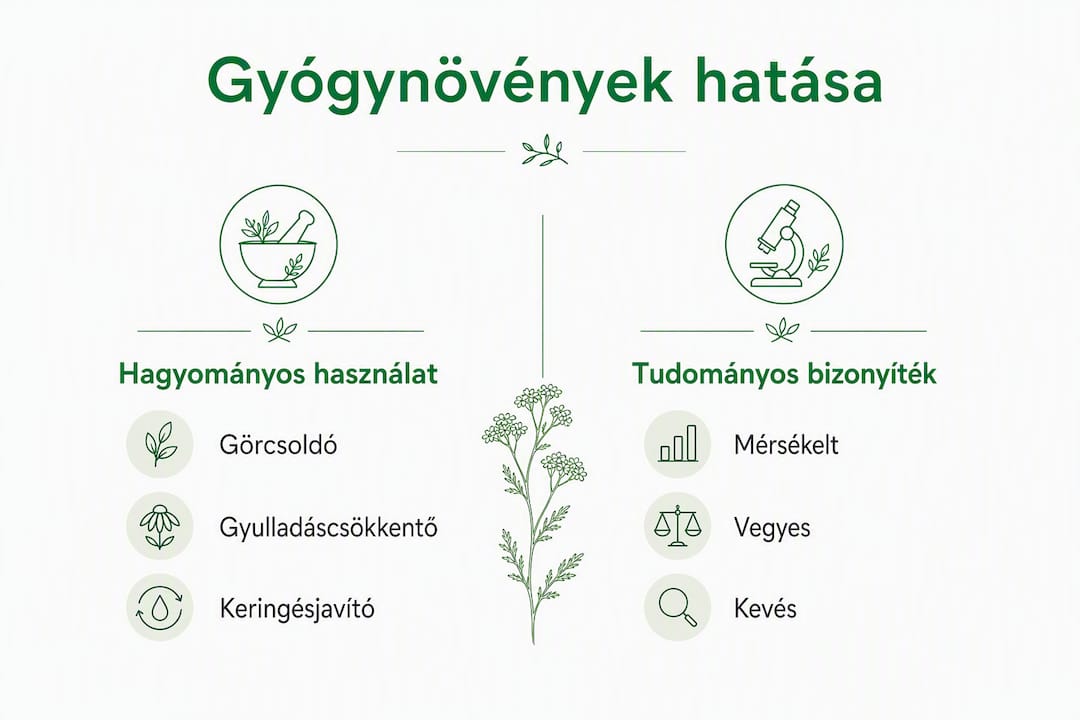 Menstruáció beindítása teával: mit várhat valójában? Gyógynövények hatásait bemutató összehasonlító ábra