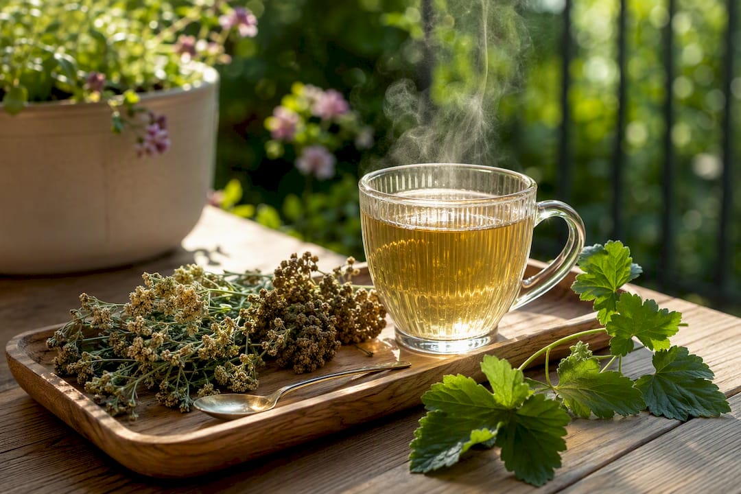 Terhesség alatt tea: mit jelent ez valójában a Hölgyi tea esetében Gőzölgő csésze frissen főzött gyógynövényes tea