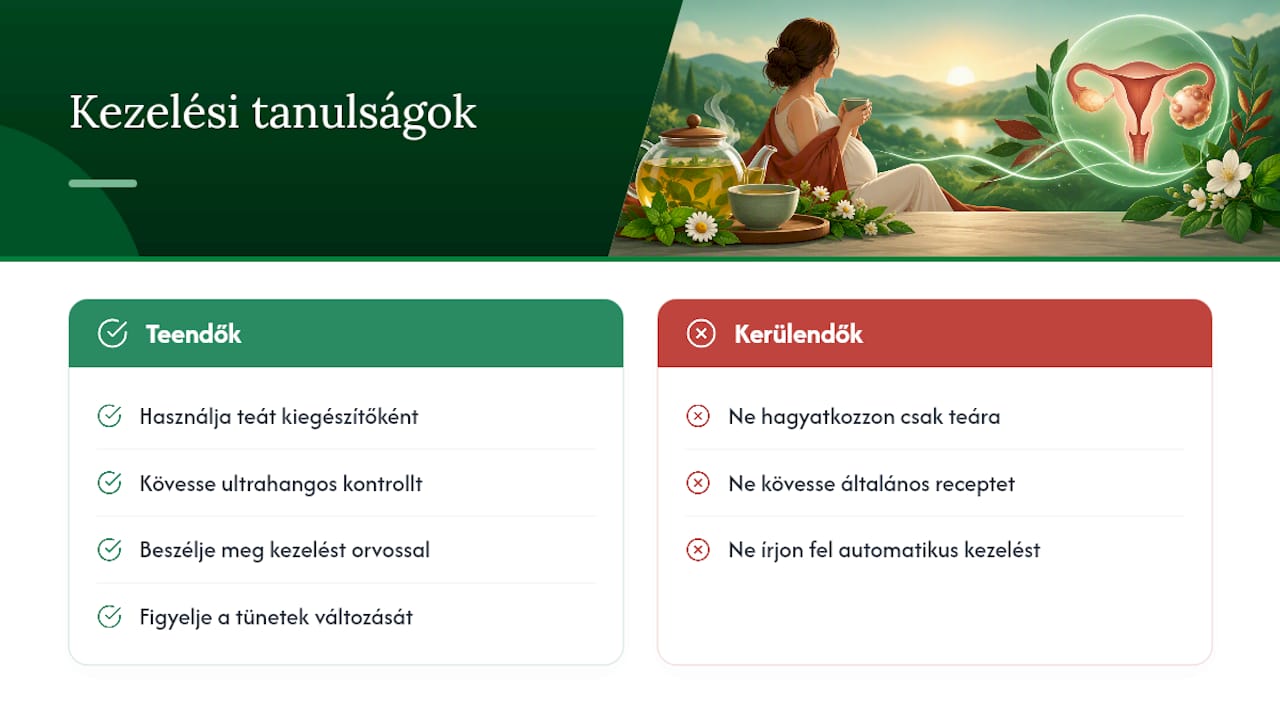 Cisztával teherbeesés: segíthet-e a tea a fogantatásban? Mit mond a kutatás a gyógyteákról és a cisztákról? — overview diagram